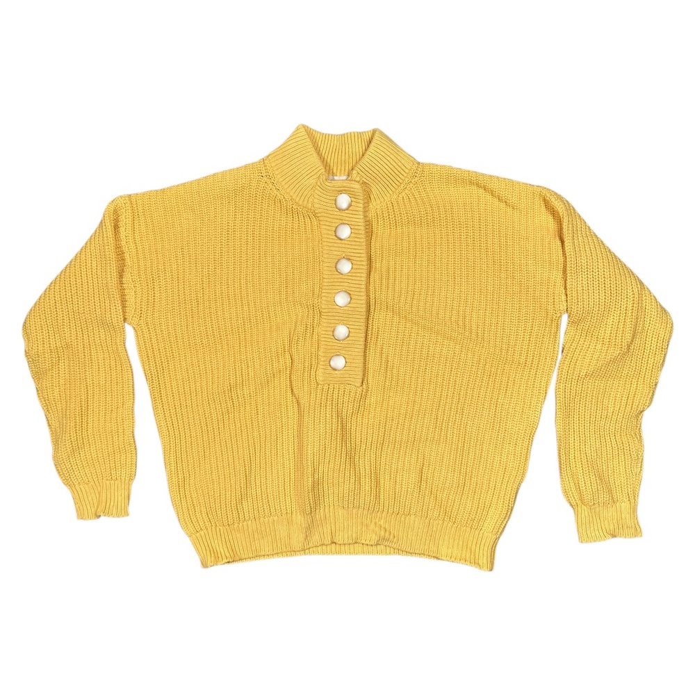 Sezane Yellow Sweater